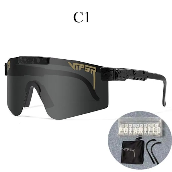 00 Ny ankomst  Brugerdefineret logo polariserede fotokromiske solbriller Tr90 Uv-beskyttelse Cykelbriller C1 UV protected sunglasses