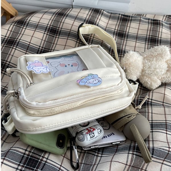 Kawaii Bag JK Transparent Bag VIT - lager white