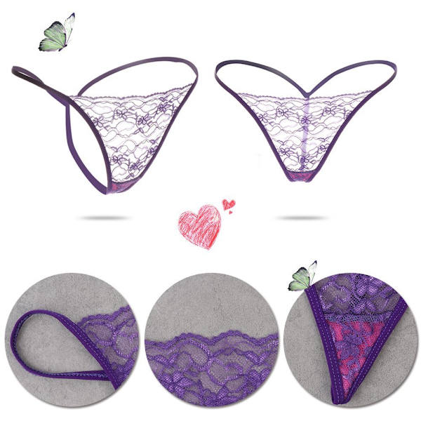 10 st slumpmässiga sexiga underkläder G-string