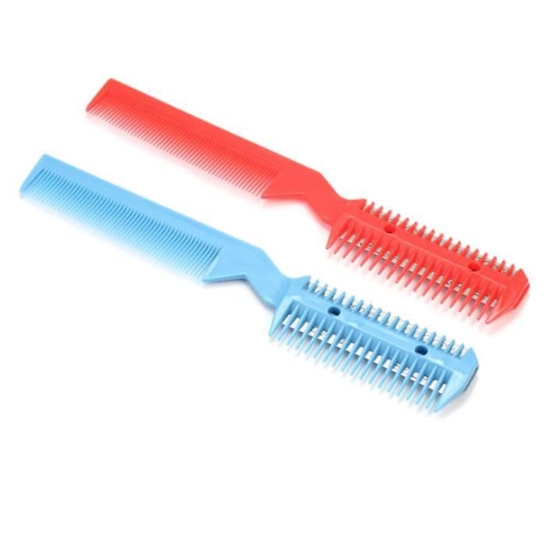 2x Razor Comb Hair Cutting Thinner Med Hair Trimmer Barber Blade