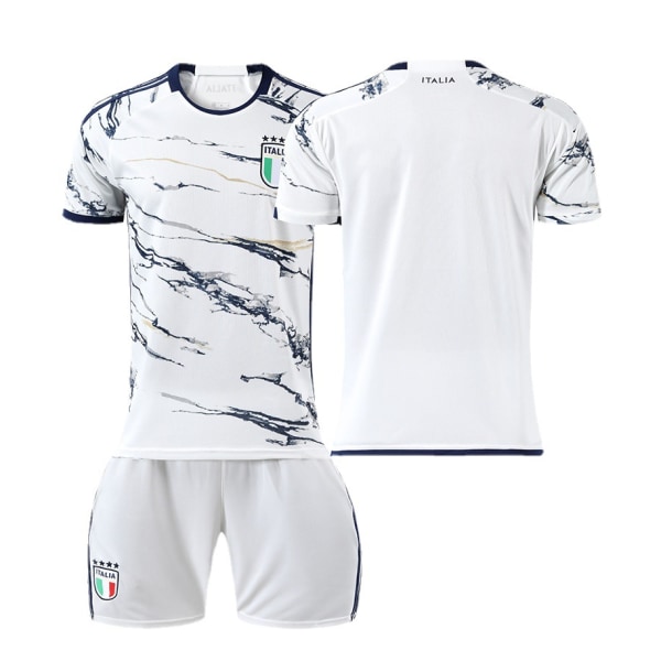 23-24 sæson Europacup Italien ude fodbolduniform 6 Verratti 1 Donnarumma 18 Barella trøje No. 14 away with socks and  gear XXL