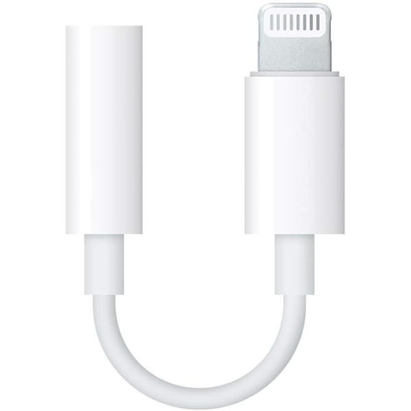 For Apple Lightning til 3,5 mm hodetelefonkontakt adapter