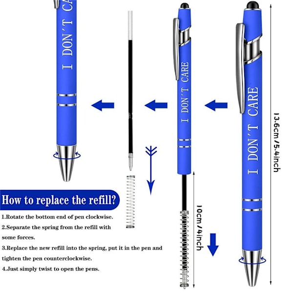 Kul pennor Glitter Pen STYLE A STYLE Style A Style A