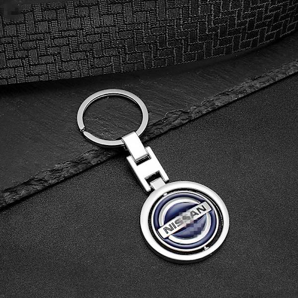 Pyöreä Auton Logo Avaimenperä Miehille - Honda & Hyundai Metalli Avaimenperä Ripustus, Autotarvikkeet Linear Algebra