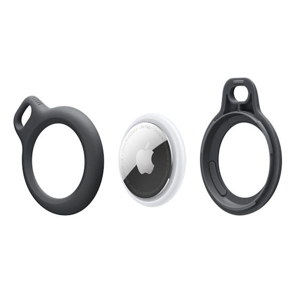 Apple Airtag Shell Rough - Musta 40