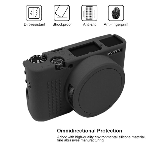 Blødt silikonecover til Sony ZV-1 Coffee