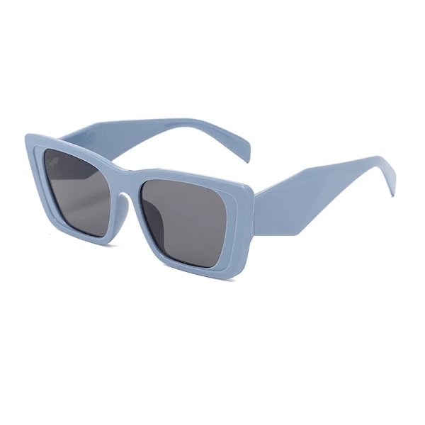 Glazzy 2024 Nye Dame Solbriller Kvadratisk Ramme Mote UV Beskyttelse Linser Retro Solbriller baseball solbriller C1 Round