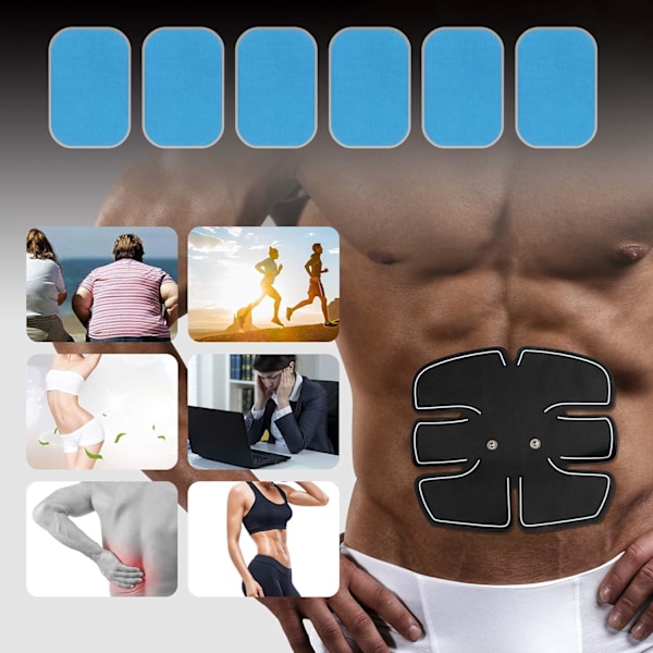 20 sett med 40 pads Abs Trainer erstatningsgelark for EMS AB