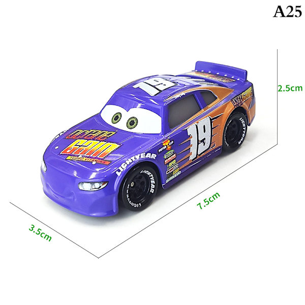 Uusi Disney Pixar Cars 3 Salama McQueen Diecast Metalli A25