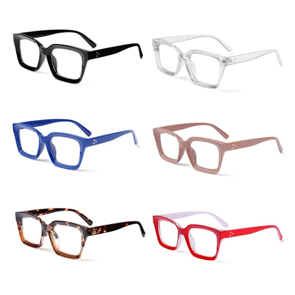 Läsglasögon Presbyopia Glasögon TRANSPARENT STYRKA transpa transparent Strength +1.00-Strength +1.00