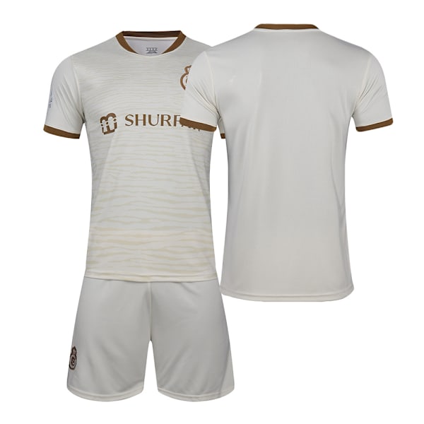 22-23 Riyadh Victory No. 7 Ronaldo jalkapalloasuasu Saudi Arabian League valkoinen pelipaita numerolla ja sukat Riyadh 7 20 yards