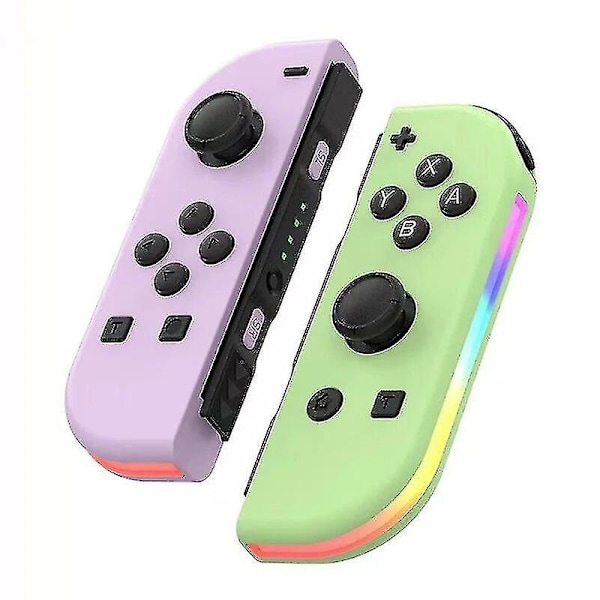 Trådlös handkontroll kompatibel med Nintendo Switch, Oled, Lite Gamepad Joystick (l/r) ersättning med RGB höger 7