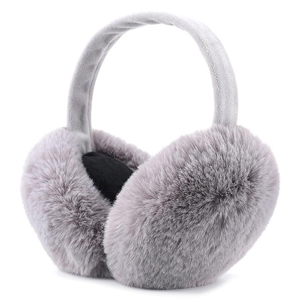 Plys ørevarmere til at holde varmen Behagelige unisex ørevarmere Grey