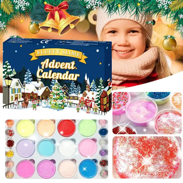 24 st Adventskalender 2023 Jul Adventskalender Leksaker Julgåva Box för Barn Pojkar Flickor Vuxna Födelsedagspresent 24 pcs