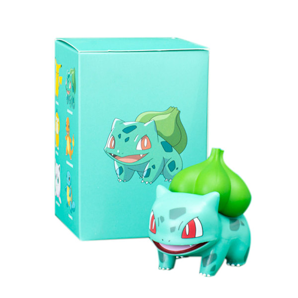 Blind Box Ornamenter Kompakt Klassisk Restaurering Sød Anime Figur Model Til Børns Fødselsdagsgave Bulbasaur 0.1