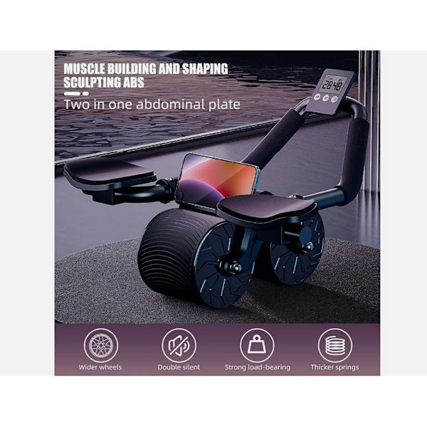 Automatisk återfjädrande mag-hjul, 4D mag-hjul med armbågsstöd