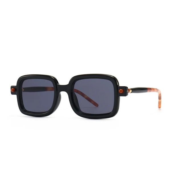 Nye tykke innfattede solbriller for menn, retro anti-blått lys, firkantede solbriller, engros for menn C2 thick frame sunglasses