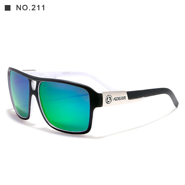 2024 Fashion KDEAM Brand Design UV400 Sport Polariseret Firkant Nuancer Solbriller Unisex Belægning Briller Gafas de sol til Sport C211