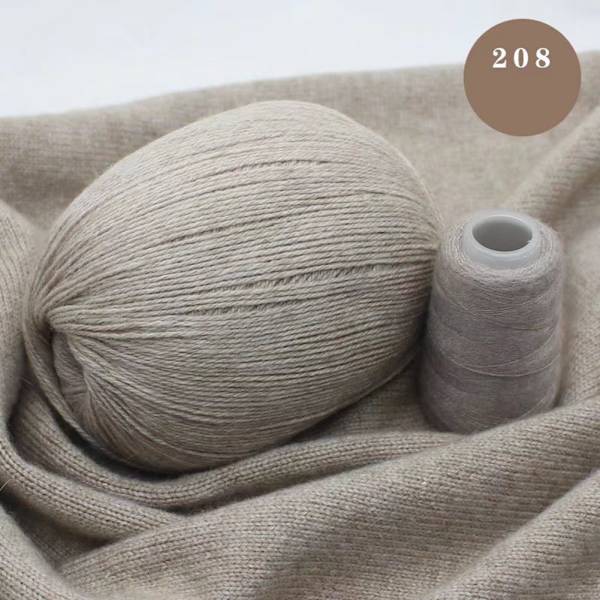 Mongoliskt kashmirgarnsset för handgjorda hantverk Bolscarf Wool 50 Plus 20 G/lot 8