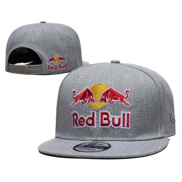 Rød Bull Flat Brim Racing Cap Utendørs Sports Solbeskyttelse Cap Menn A