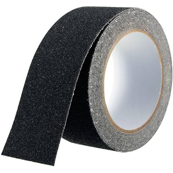 5cm*5m sort gulvpasta holdbar vandtæt skridsikker PVC gulvmåtte skridsikker tape egnet til bryggers