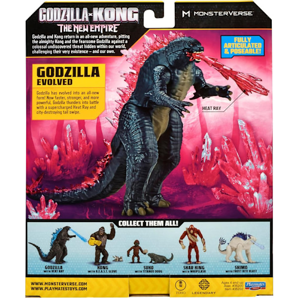 Godzilla x King Kong Giant Skar Actionfigur Legetøj Shimo Suko med Doug Actionfigur New Godzilla