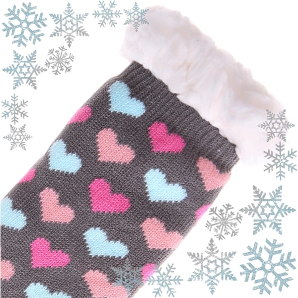 Dame Fleece Fôret Fuzzy Myke Varme Vinter Jul Tøfler Sokker