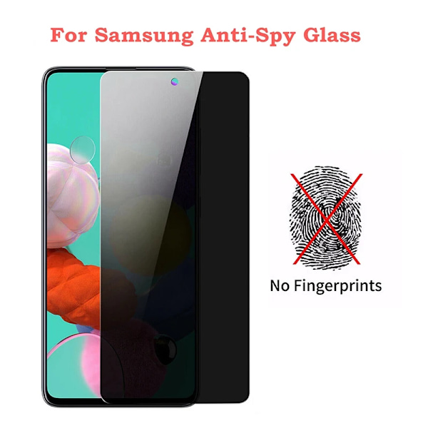 Personvern Skjermbeskytter For Samsung Galaxy A15 A35 A55 A05 Anti-Spy Beskyttelsesglass For Samsung A14name A24 A35 A54 A12 A13 Film. For A14 5