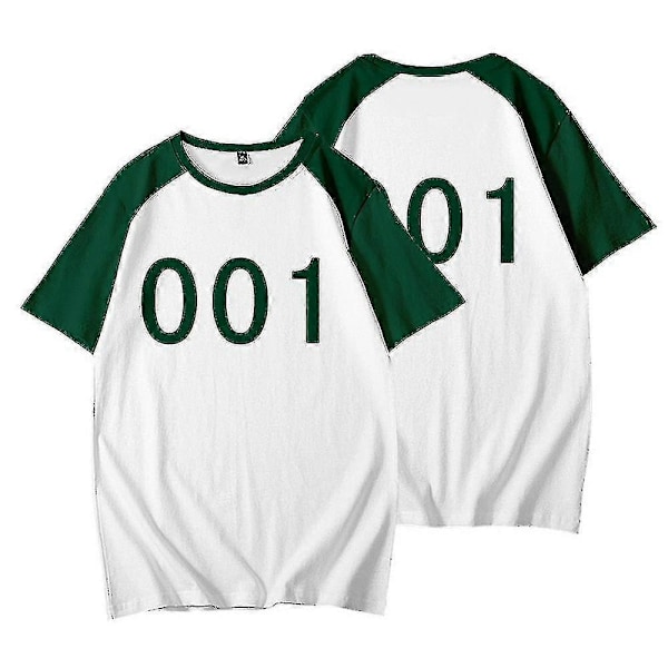 Squid Game T-shirt Kortärmad Digitaltryck Topp Cosplay-Perfekt 1 1 M