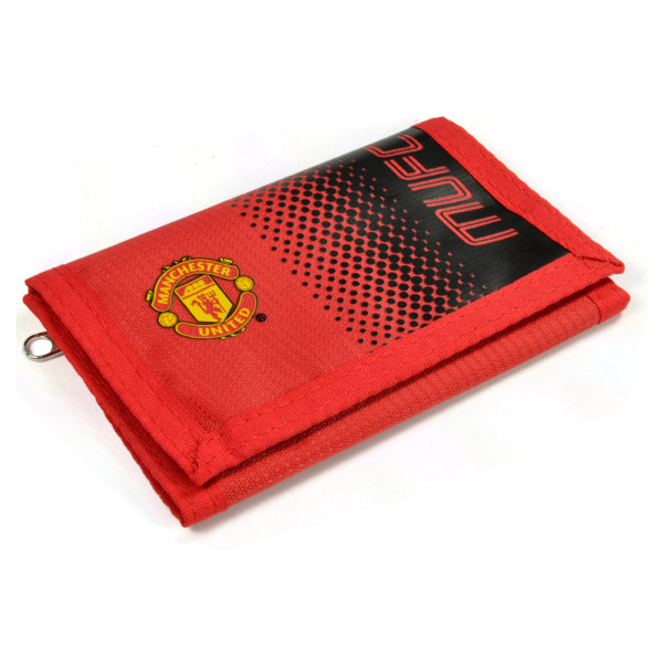 Manchester United Fade Wallet 13x8cm Black Black