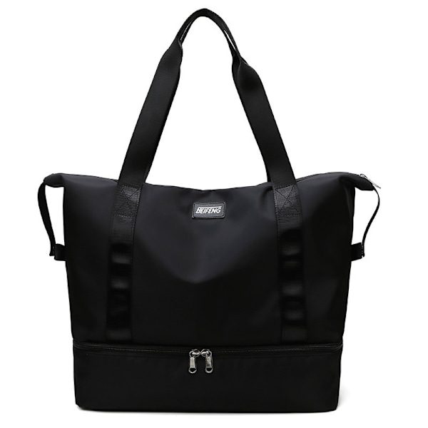 Rejsetaske Sports Gym Tote Carry On Tasker Til Kvinder Sammenfoldelig Letvægts Overnatning Skulder Weekender Shopping Hospital
