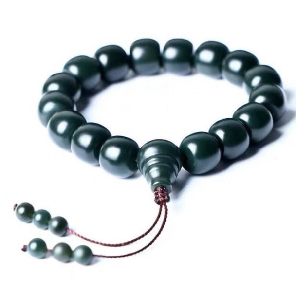 Äkta Natural Hetian Qingyu Jade Armband Smycken Fina Smycken