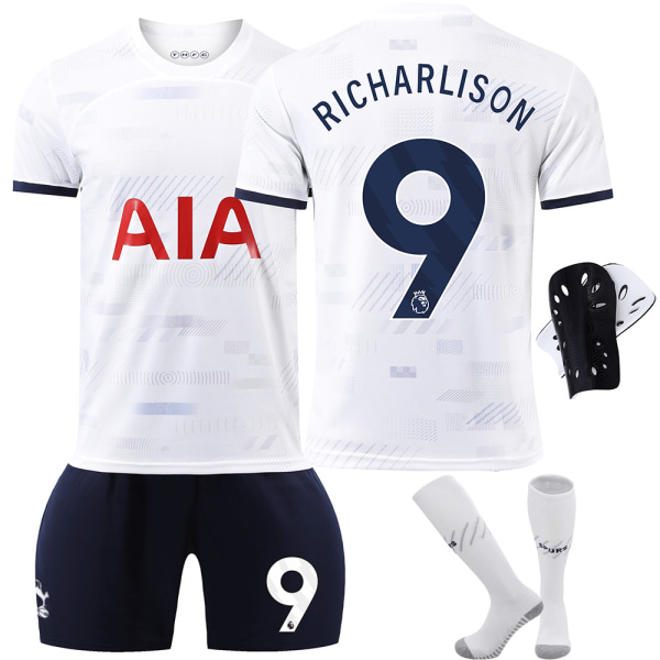 23-24 Tottenham Hotspur hjemmefodboldtrøje nr. 7 Son Heung-min 9 Richarlison 17 Romero trøje børne- og herresæt Size 17 socks 20 yards