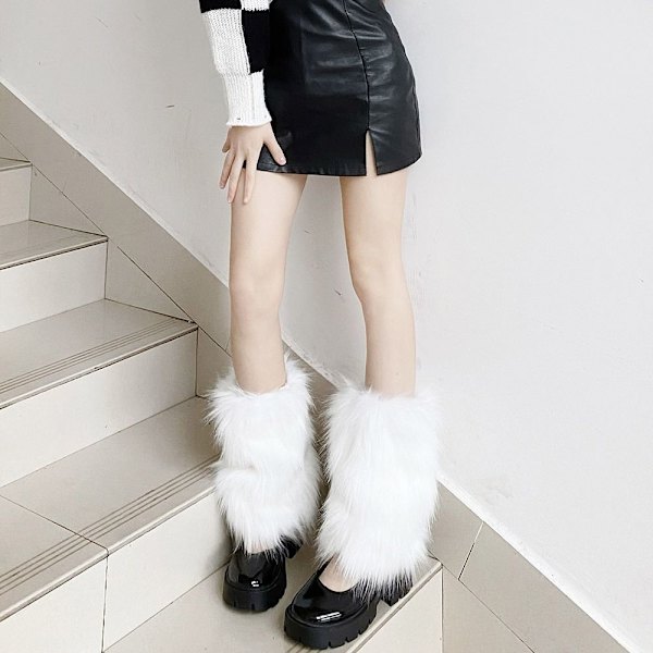 Boot Socks Leg Warmers MUSTA 30CM Musta Black 30 cm