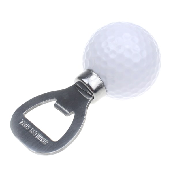 Golfboll Flasköppnare Golf Tema Öl Flasköppnare Rolig Kylare Öl Öppnare Golfare Nyhet Present Till Golfälskare Verktyg White 0.07