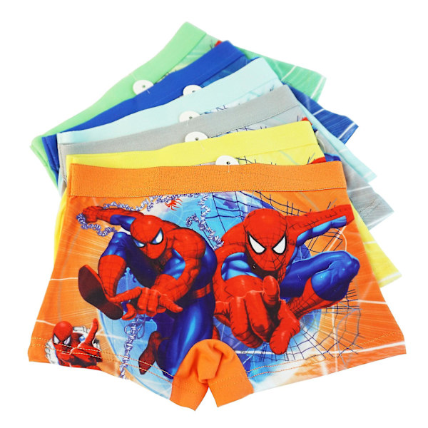 Hämähäkkimies alushousut lapsille Pojat Bokserit Sankari alushousut Bokserit alushousut 6 kpl 6 pcs Size Waist M-22cm