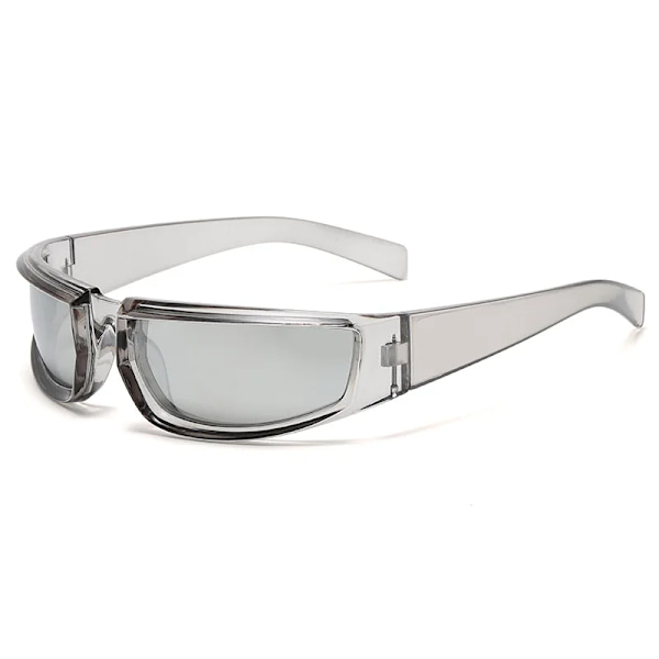 HBK 2024 Y2K Solglasögon Utomhus Cykling Sport Solglasögon UV400 Nyanser Mode Ögonkläder K38358-C09 Grey.Mercury