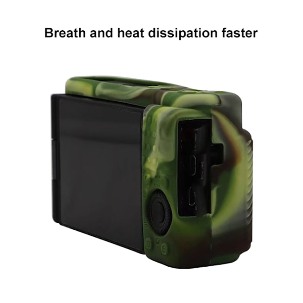 Blødt silikonecover til Sony ZV-1 Camouflage