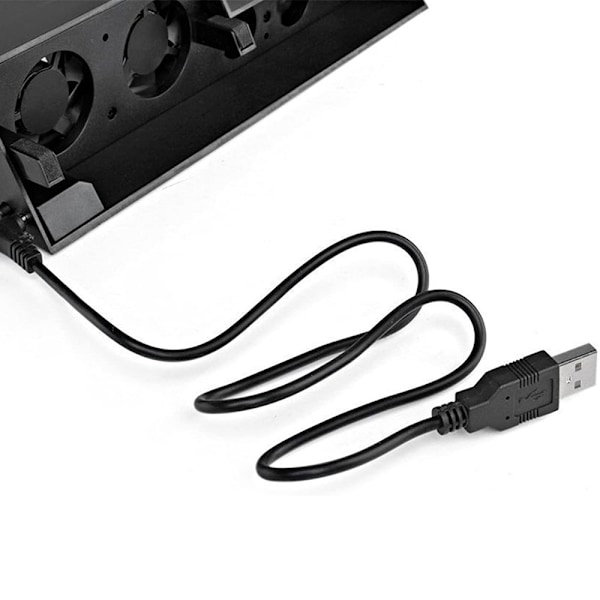 PS4 Kylfläkt USB Extern Kylare PS4 Värd Kylfläkt Temperaturkontroll Kylfläktar för Playstation Spelkonsol