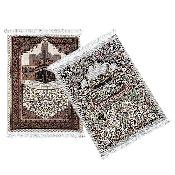 Muslimi rukousmatto islamilaisille punotuille matoille vintage Eid A B