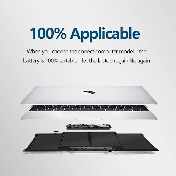 Bærbar computer batteri NY A1527 A1705 til Apple Macbook pro 12\" A1534 2015 2016 2017 MF855 MJY32CH/A MK4M2 EMC2746 EMC2991 batterier