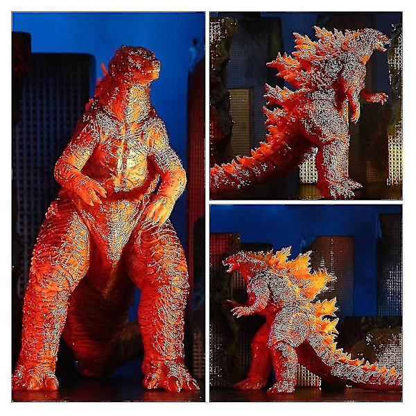 2021 Rød NECA Godzilla King Of The Monsters 18cm PVC Actionfigur Red