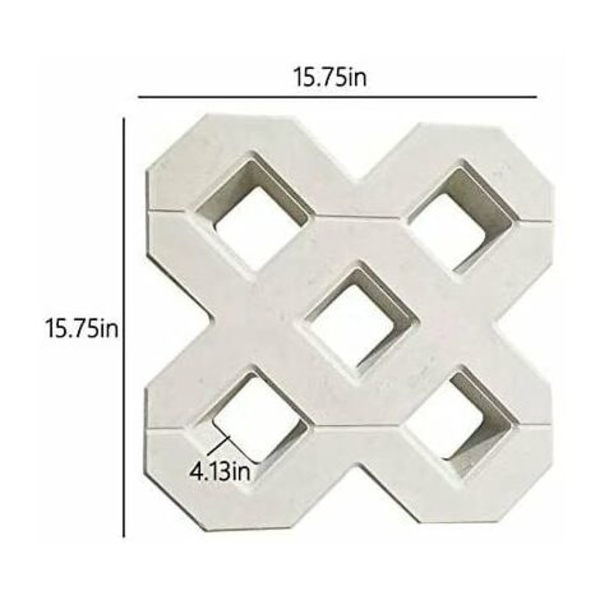 Muggsoft, DIY Betongplate Muggsoft Kvadratisk Muggsoft Plast Betong Sti Muggsoft Propylen Muggsoft Gangvei