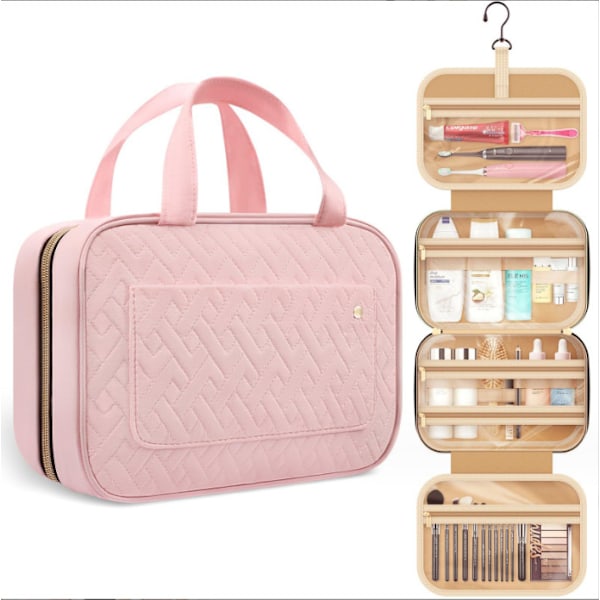 Travel Bag Heavenly Pink, Hanging Travel Bag Toiletry Bag for Women and Men, Folding Toiletry Bag, Organize