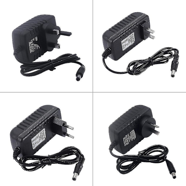 12v 1a 2a 3a 4a 5a 6a 8a 10a AC/for DC Adapter Switch Power for LED-lysstrimler Cctv-ruter 5,5x2,1-2,5mm hankontakt Us/uk/eu/au P