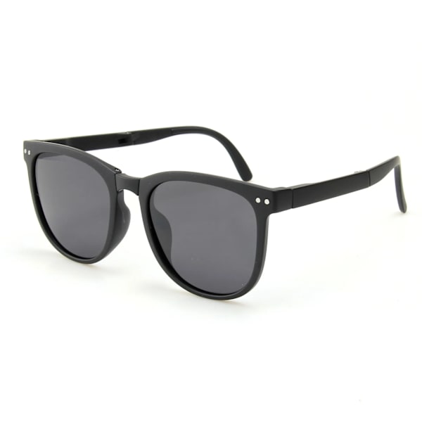 2024 Retro Sammenfoldelige Solbriller Med Taske Fashion Udendørs Kørsel Fiskeri Sammenfoldelige Solbriller til Kvinder og Mænd TR90-C1 Fashion Folding Sunglasses