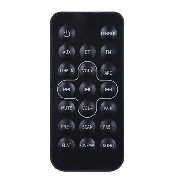 Reservefjernkontroll for STV202CN SB450 harmankardon SB20 Soundbar System Controller Behagelig følelse SQBB