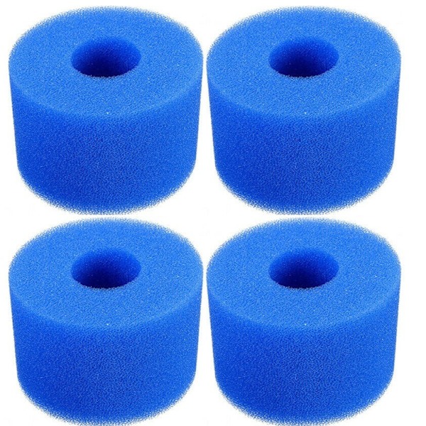 4-delt filter svamp type, skumfilterpatron, bassengfilter F