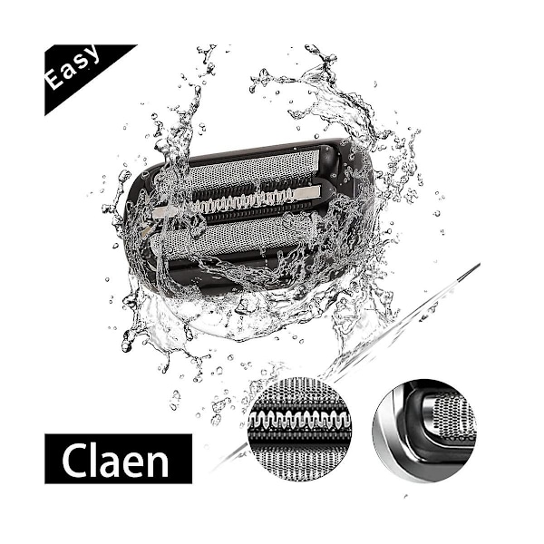 2 stk. Series 5/6 53b udskiftningshoved til elektrisk shaver 5020cs 5018s 5035s 5049cs 5050cs 60