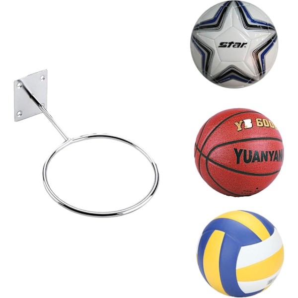 Väggmonterade bollhållare Sportbollställ Vägg 2-pack Mount Di